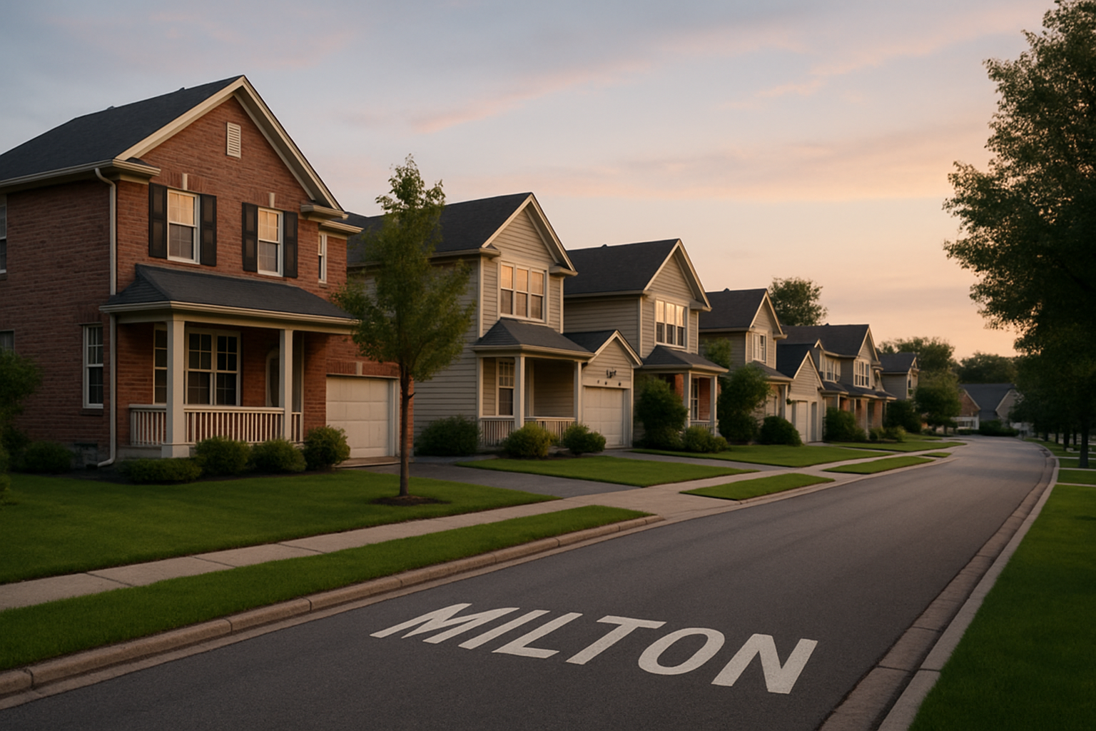 Milton Ontario Real Estate: 4-Year Sales High But Prices Slide